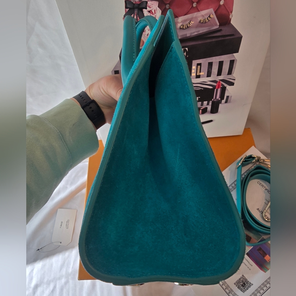 Jimmy Choo Suede Riley Purse 2 Way - Picture 11 of 14